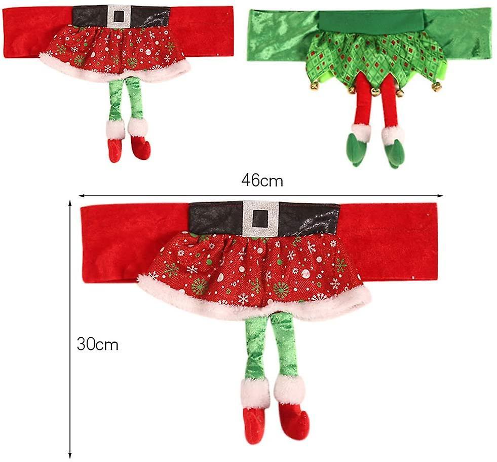 Bìa ghế Giáng sinh, Elf 2 -Piece Ghế Giáng sinh