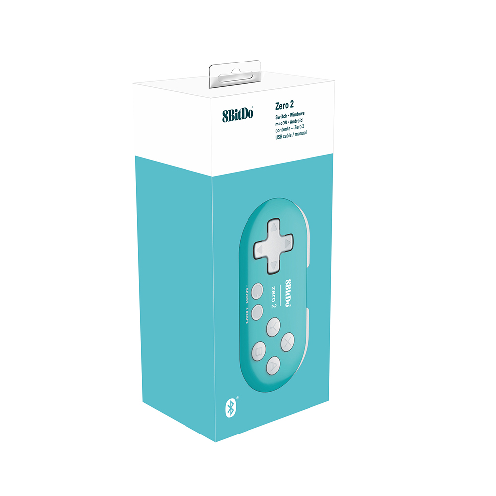 Tay cầm chơi game 8BitDo Zero 2 Bluetooth Gamepad Tương thích với Nintendo Switch Windows Android
