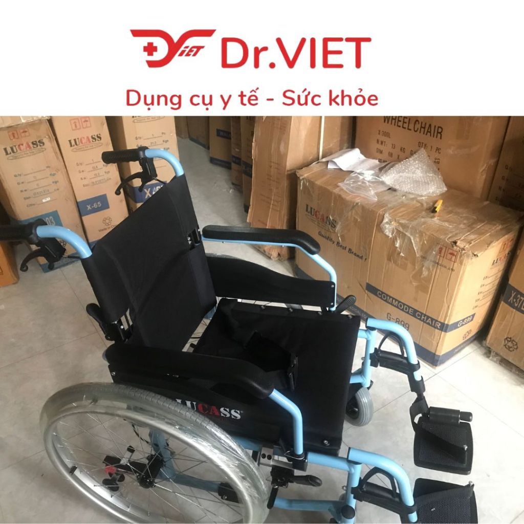 Xe lăn nhôm cao cấp Lucass X-203