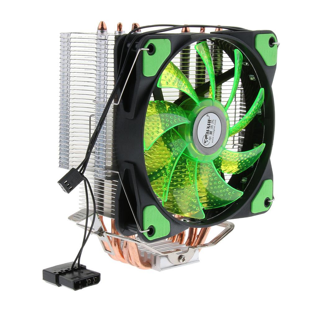 12cm Computer Case CPU Cooling Fan LED PWM Temp for