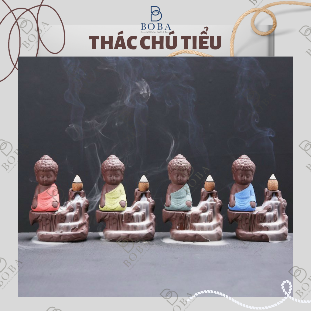 Thác Khói Đốt Trầm, Thác Khói Trầm Hương Bàn Tay Phật, Thác Chú Tiểu