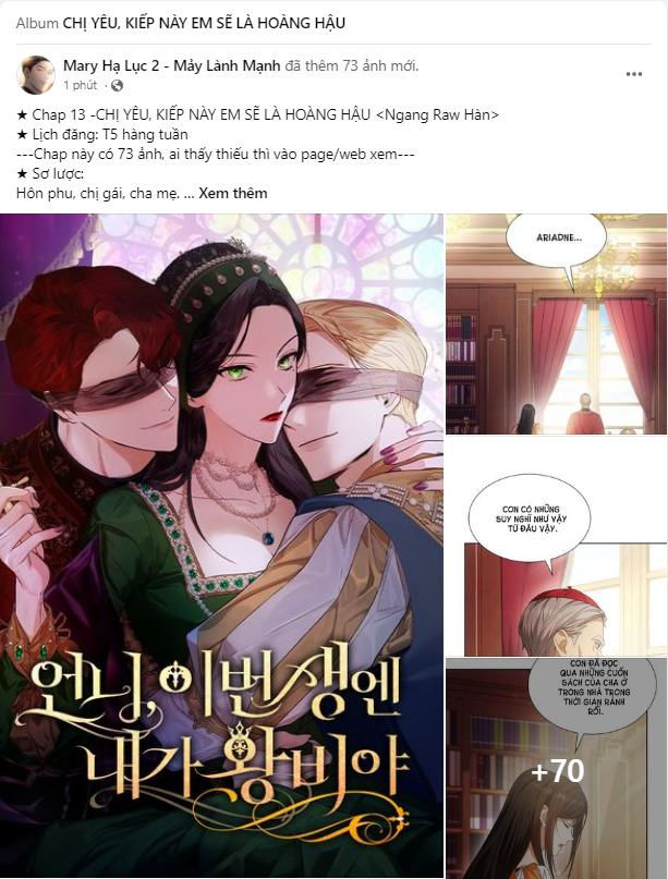 chị yêu, kiếp này em sẽ là hoàng hậu chapter 13.1 1