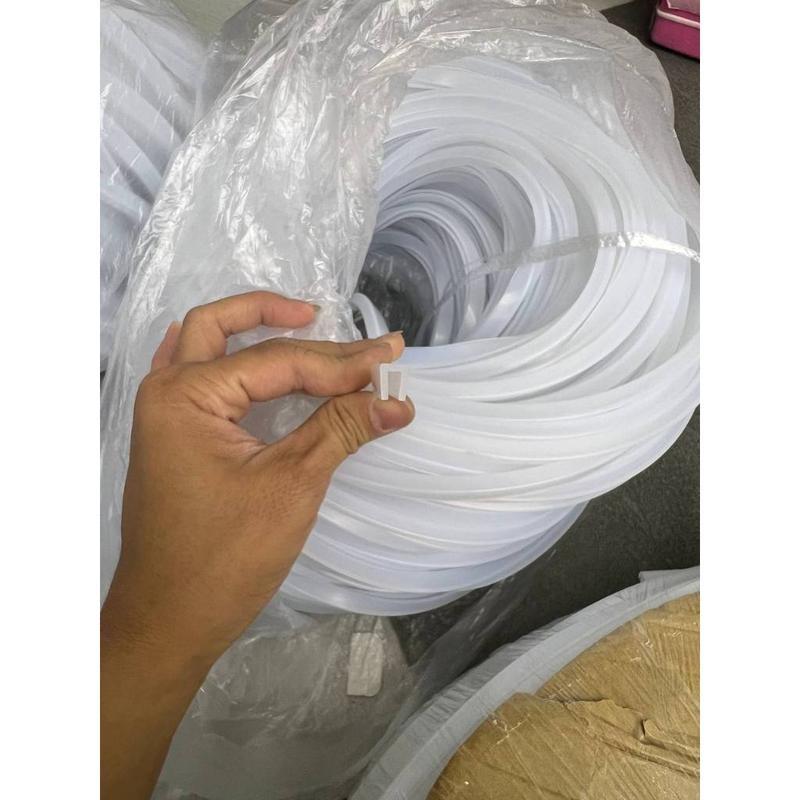 Gioăng dây ron Silicone hình chữ U – V bảo vệ cạnh nẹp bo bọc cạnh bàn, cửa, tấm thép, kính và cạnh cơ khí