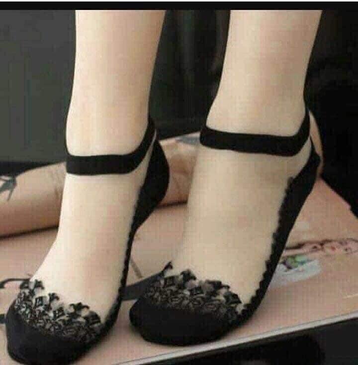 Set 10 đôi tất hài ren lưới công chúa