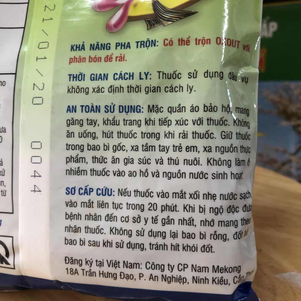 Bả mồi diệt ốc Oxout 60ab 350g, diệt các loại ốc như ốc sên, ốc bươu vàng, ốc nhớt…