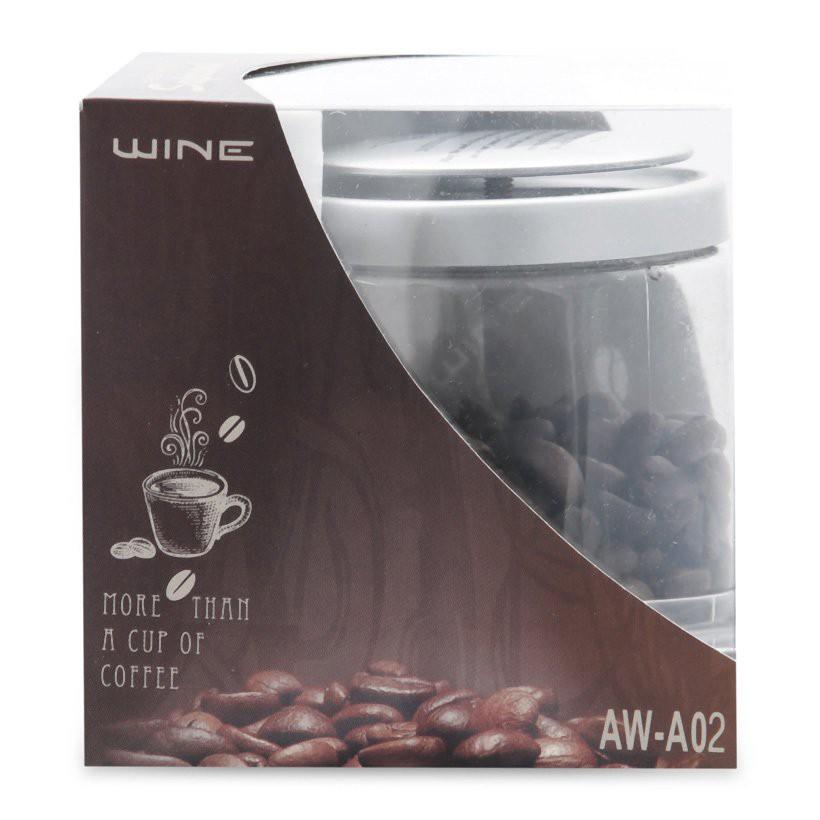 Hộp hạt cafe trên ô tô AW-A02 kèm tinh dầu 35ml hàng Hàn Quốc