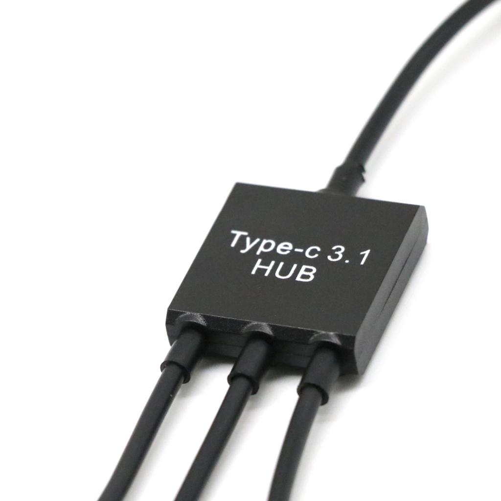 3 in 1 3 Port USB 3.1 Type C Hub Adapter to 2 Port USB and 1 Micro USB Port