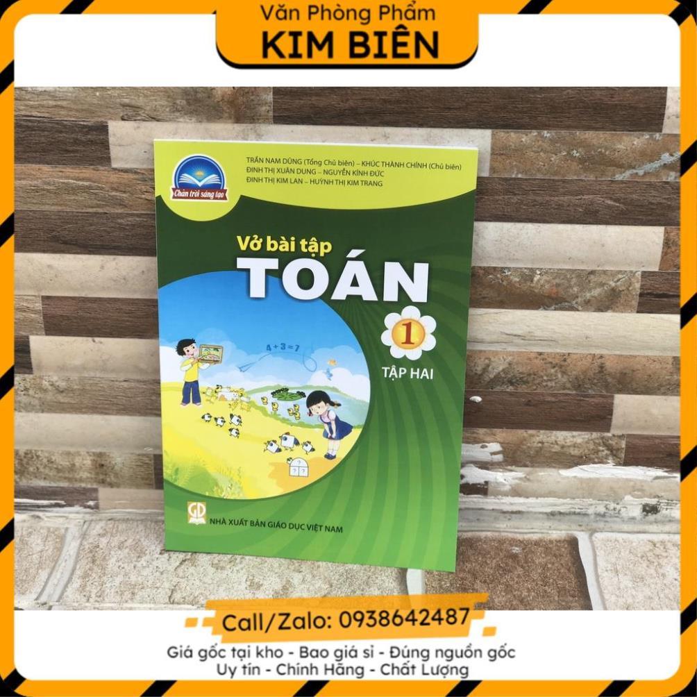 combo toán +vbt toán lớp 1 theo chân troi sáng tạo