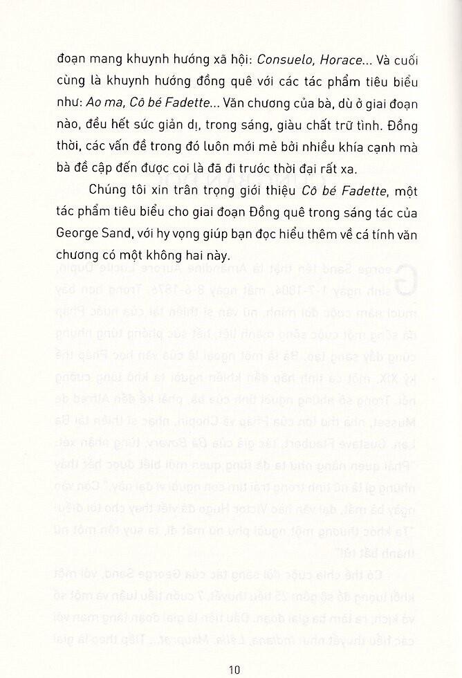 Cô Bé Fadette (Tái Bản)