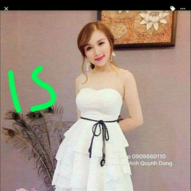 Đầm ren lỗ tùng dập ly 3 tầng