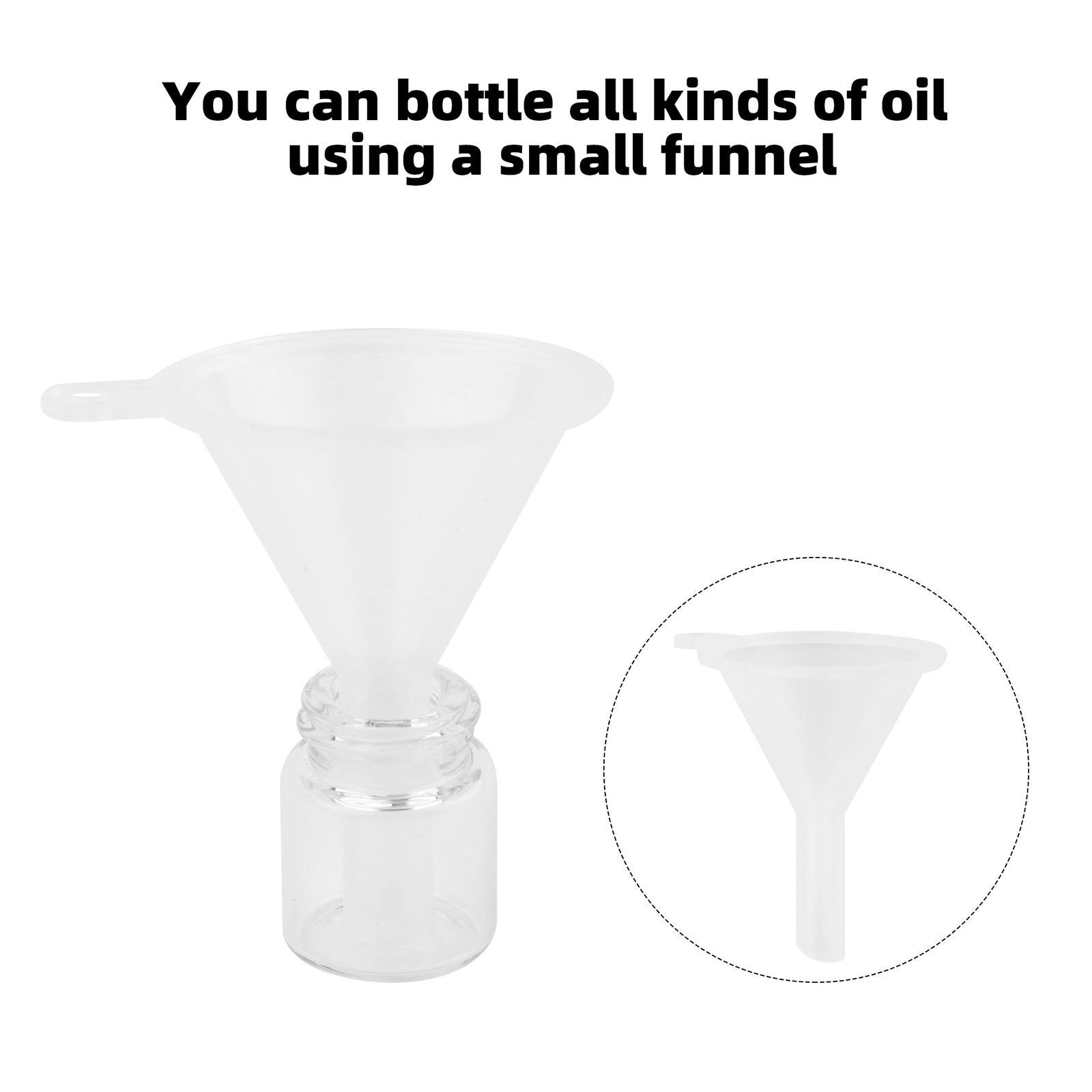 15 Pieces Glass Dropping Bottles Empty with Lid Small for Essential Oils 1ml