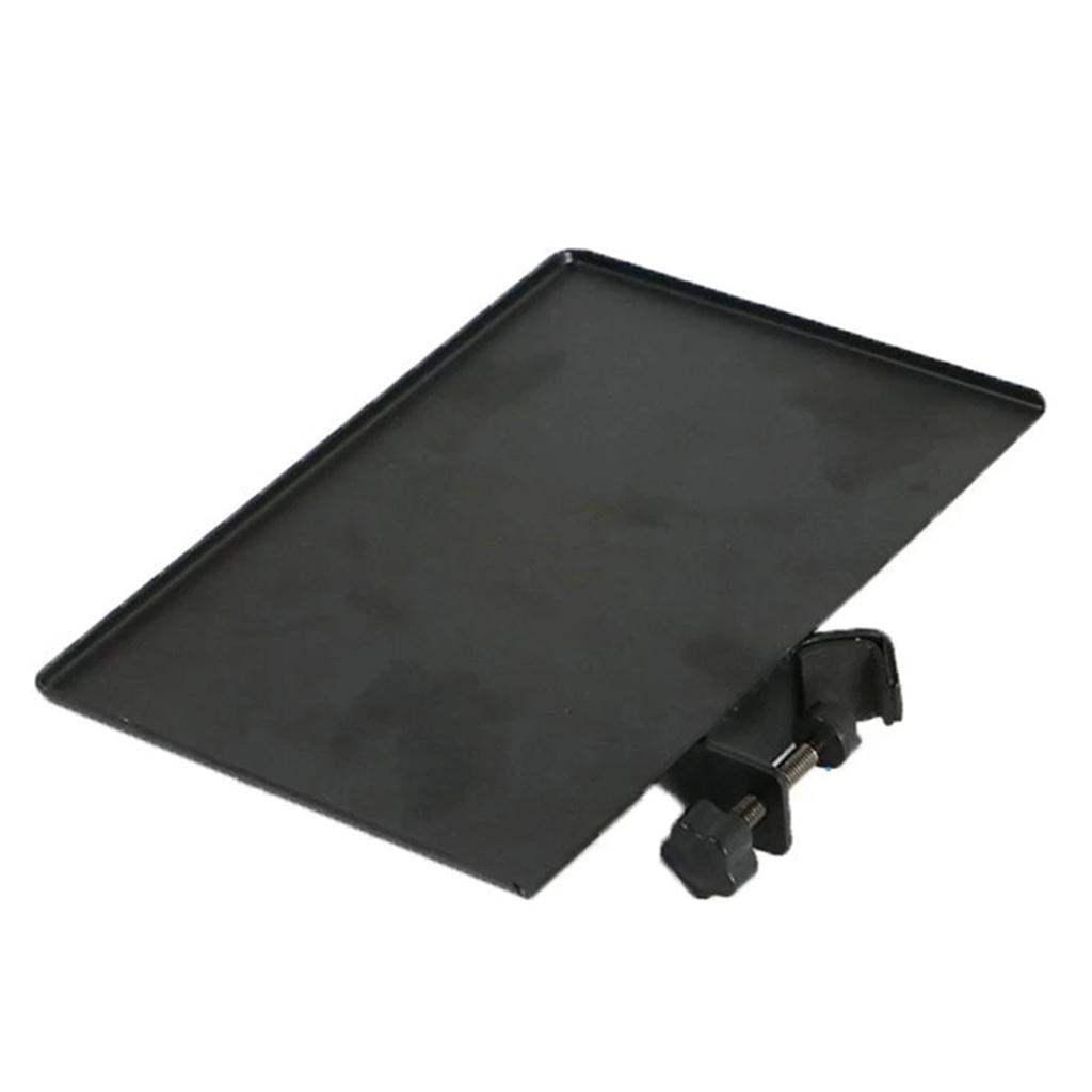 Heavy Duty Sound Card Tray Live Broadcast Microphone Stand Clip Holder Small