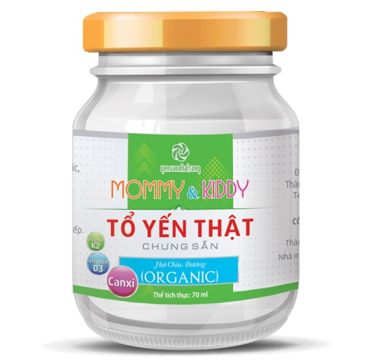 Lọ Tổ Yến Chưng Sẵn Mom&amp;Kid Organic Yến Sào Nha Trang