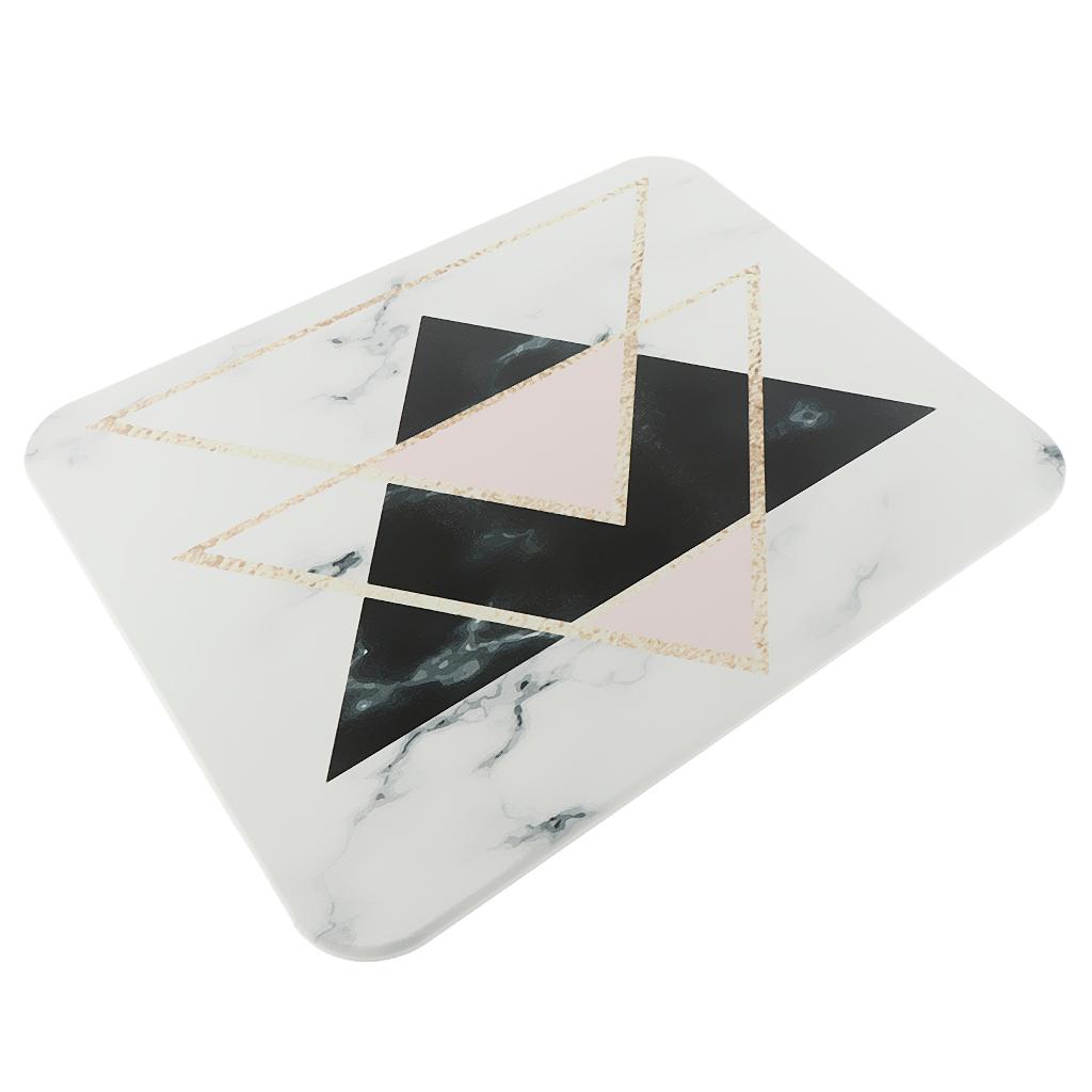 Diatom Mud Quick Dry Mat Doormat for Kitchen Bathroom Rectangle 45x35cm A