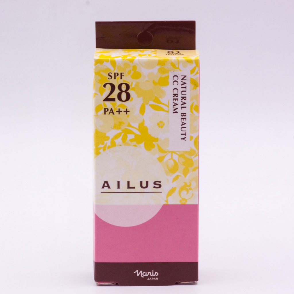Kem Nền Trang Điểm Naris Cosmetic Ailus Natural Beauty CC Cream SPF28/PA++  30g – Hàng Chính Hãng