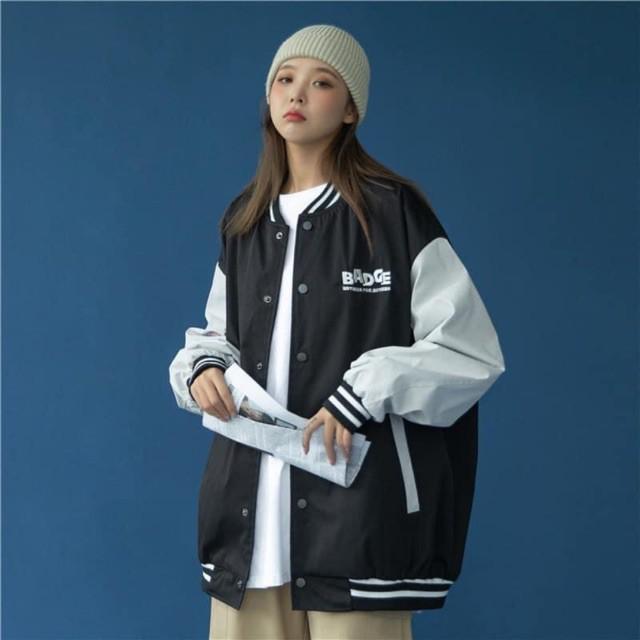 ÁO KHOÁC BOMBER BADGE ÁO BOMBER ULZZANG NAM NỮ - GIN STORE