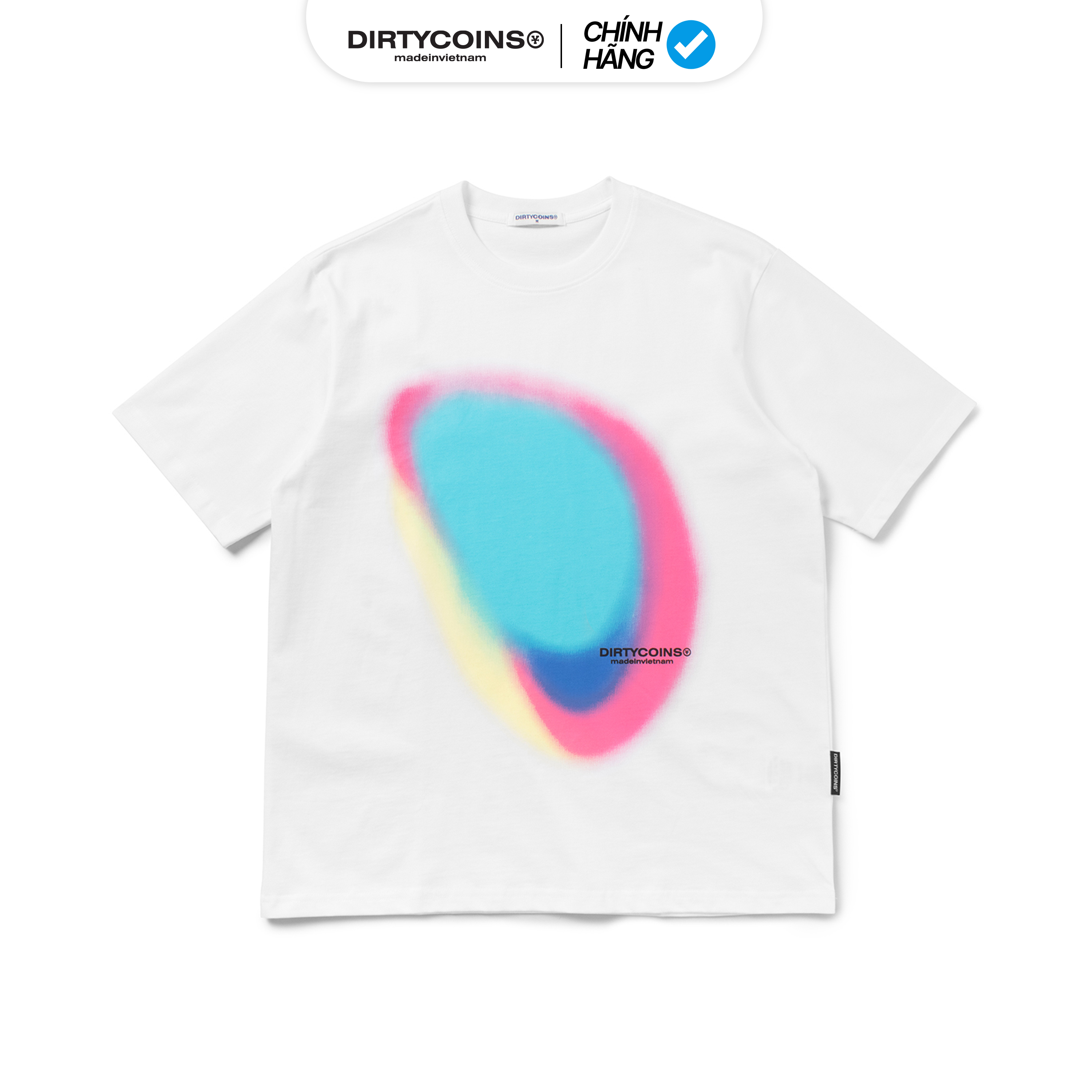 Áo Thun DirtyCoins Gradient Regular T-shirt - White