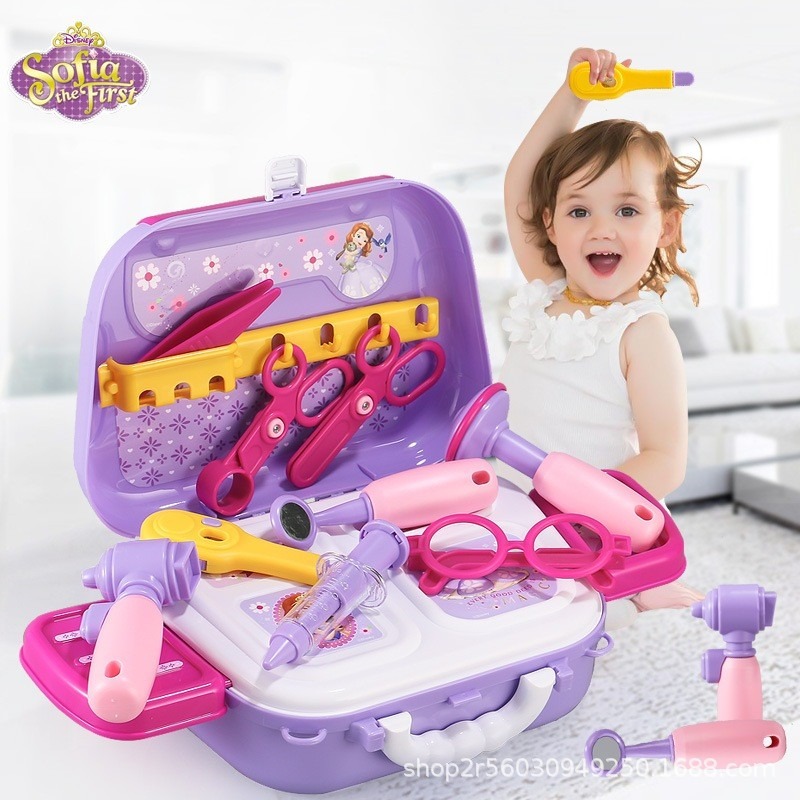 DISNEY - EODS008-935A Bộ túi xách bác sĩ Sofia The First (KT 25x10x19cm)