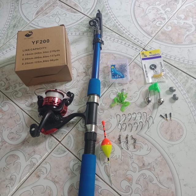 Combo bộ cần câu 2m1