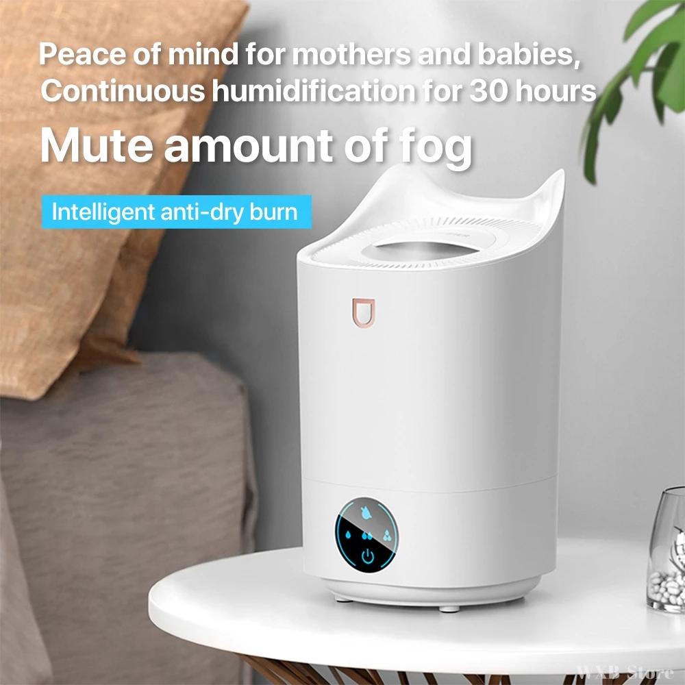 EZSOZO 4000ML Nhà Máy Tạo Độ Ẩm Không Khí Kép Vòi Phun Lạnh Sương Mù Hương Thơm Khuếch Tán Màu Đèn LED Sương Mù Nặng Siêu Âm Cảm Ứng Thông Minh máy Phun Sương Tạo Độ Ẩm