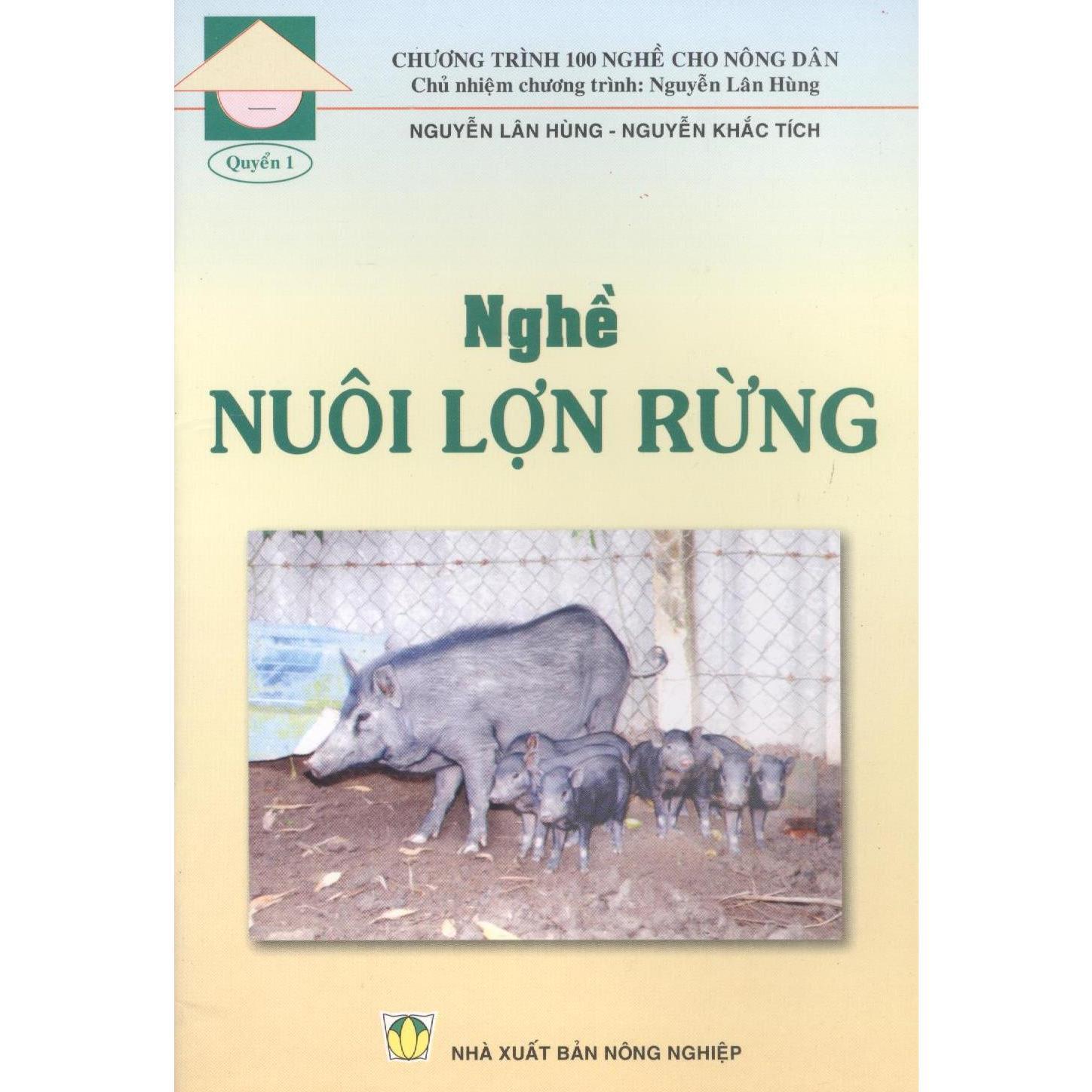 Sách - Nghề Nuôi Lợn Rừng - NXB Nông Nghiệp