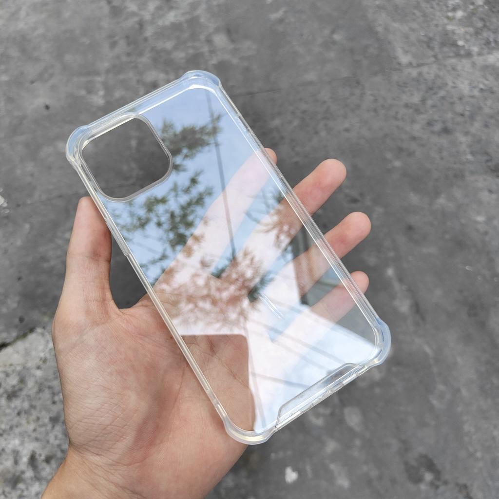 Ốp lưng ip 12 ip 12 pro 12 pro max chống sốc clear color ver 3 trong suốt không ố vàng bảo vệ camera huỳnh tân store