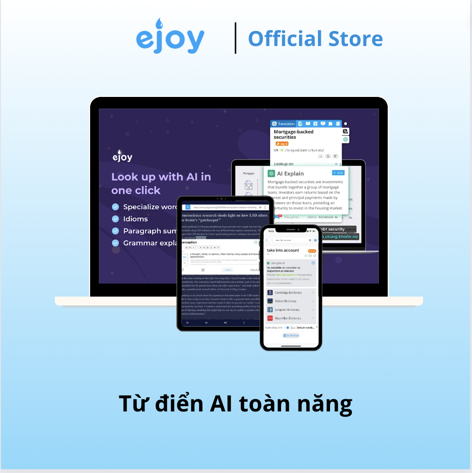 Gói học Tiếng Anh 3 tháng - Tra cứu kiến thức bằng AI trên mọi nền tảng, xem video song ngữ