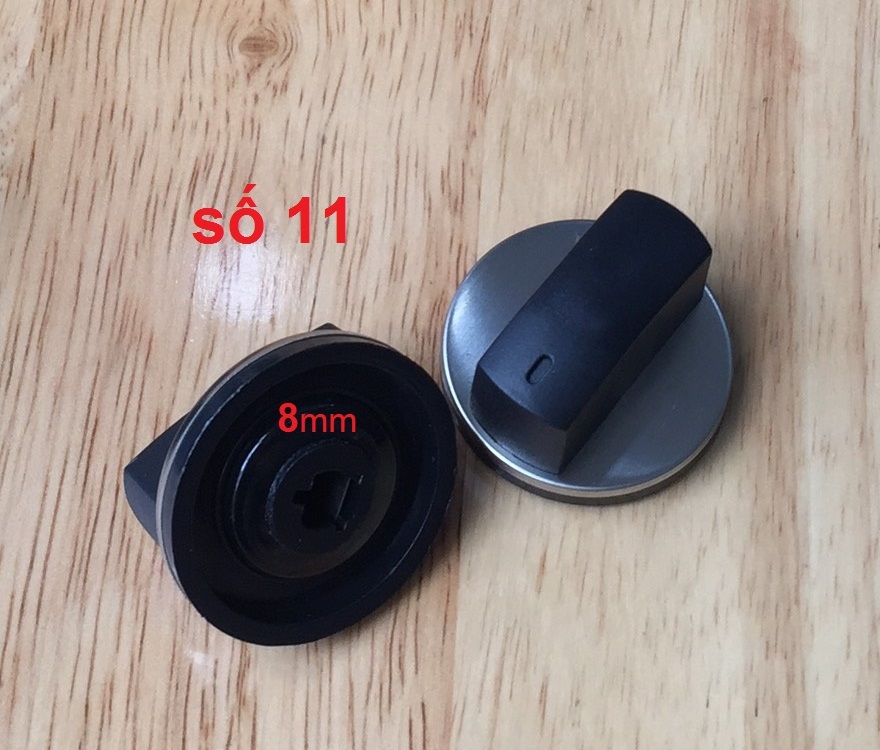 Núm vặn bếp gas dương, bếp gas âm - đường kính lỗ 8mm - combo 2 cái