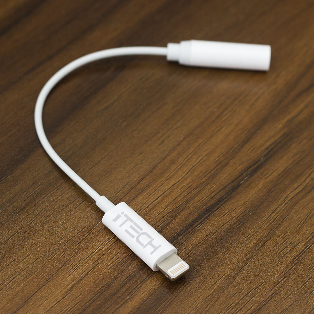 Cáp chuyển đổi Lightning sang jack 3.5mm ITECH Nghe Nhạc và Đàm Thoại -  Hàng nhập khẩu