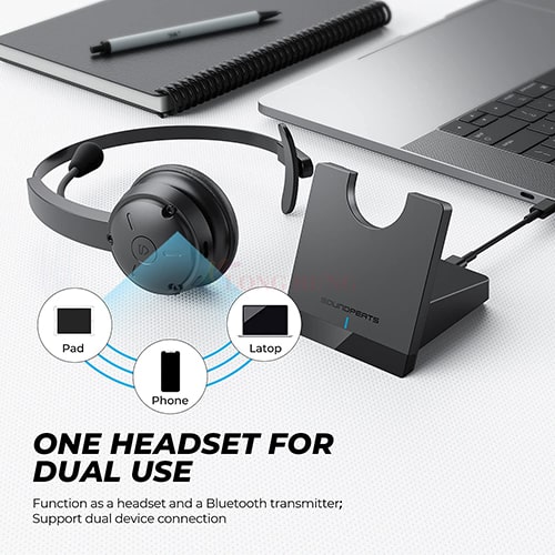 Tai nghe chụp tai Bluetooth SoundPeats A7 - Hàng chính hãng