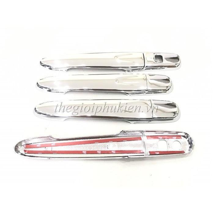 Bộ ốp tay nắm, hõm cửa xe Toyota Rush mạ Crom