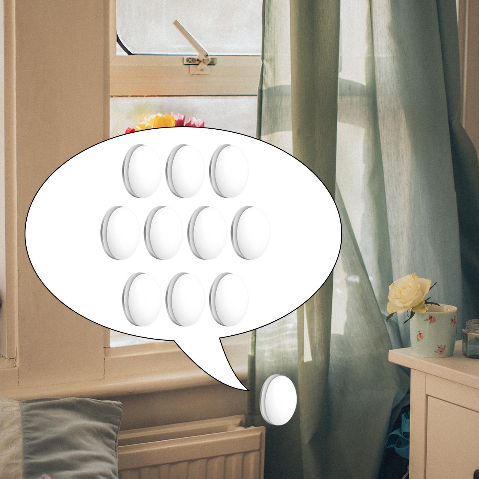 10Pcs Shower Curtain Weights Accessories Added Weight Shower Curtain Magnets