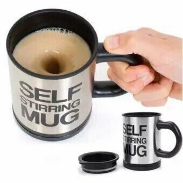 Ly Tự Động Khuấy Cà Phê, Pha Sữa, Khuấy Ngũ Cốc SELF MUG Tiện Dụng