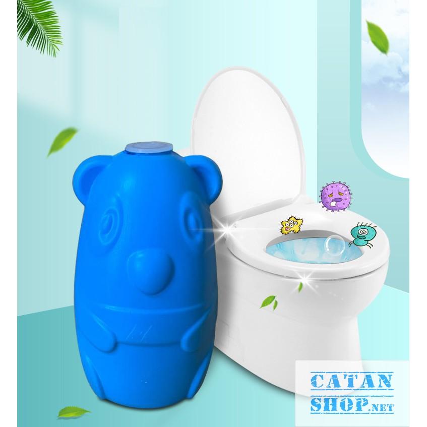 Lọ hình heo thả bồn cầu diệt khuẩn, khử mùi, tẩy siêu sạch, mùi thơm diệu nhẹ giúp giữ vệ sinh bồn cầu