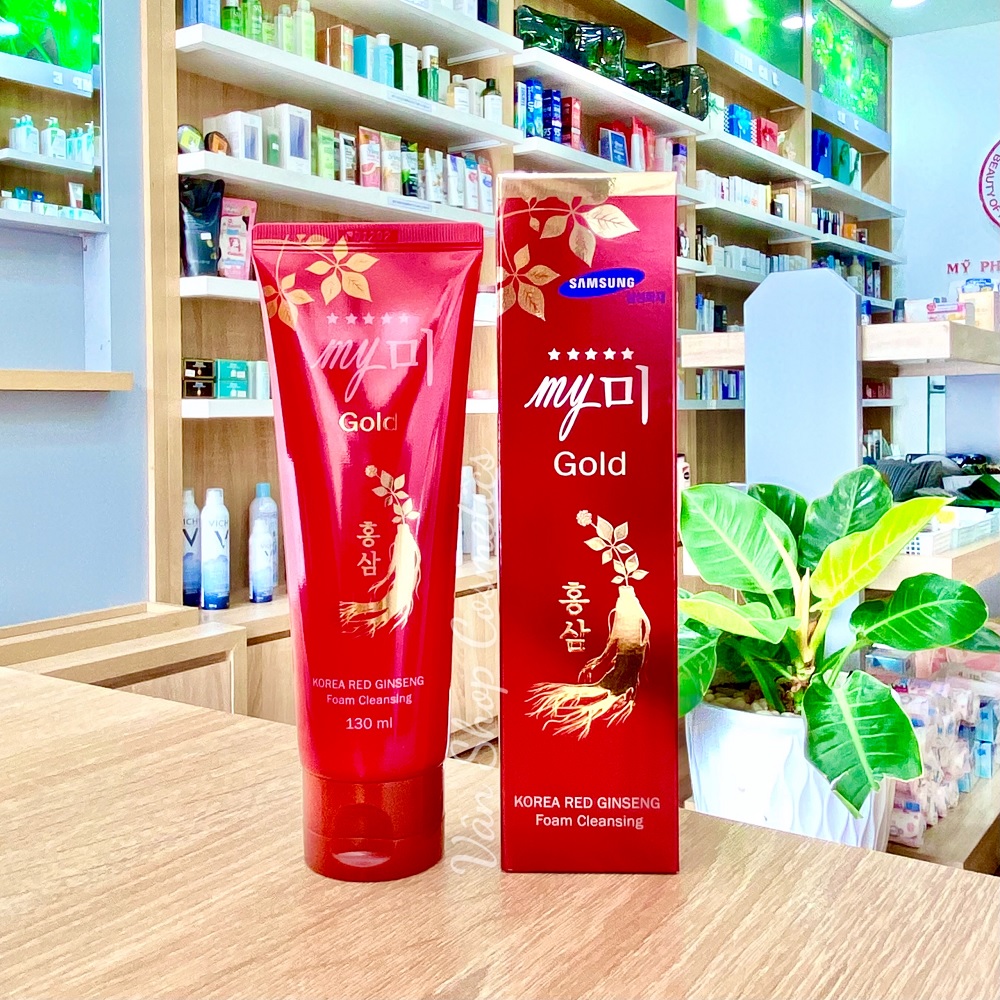 Sữa Rửa Mặt Hồng Sâm Đỏ My Gold Korea Red Ginseng Foam Cleanser (30ml)