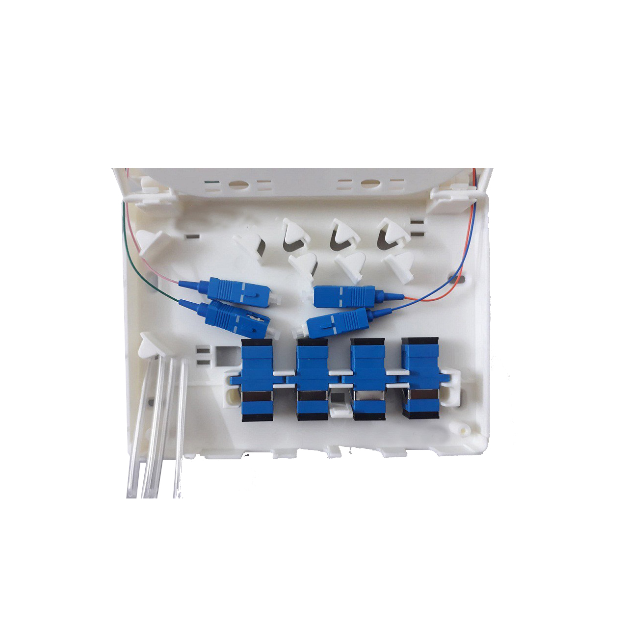 Hộp Phối Quang ODF 4FO đầy đủ phụ kiện