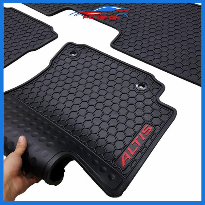 Lót sàn ô tô cao su Altis 2014-2015-2016-2017-2018-2019-2020-2021 không mùi chống trơn trượt