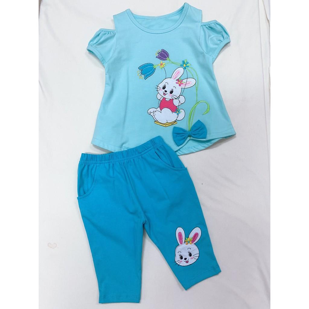 Bộ Lửng bé gái - Bộ dài hoa hồng Rose,size 2