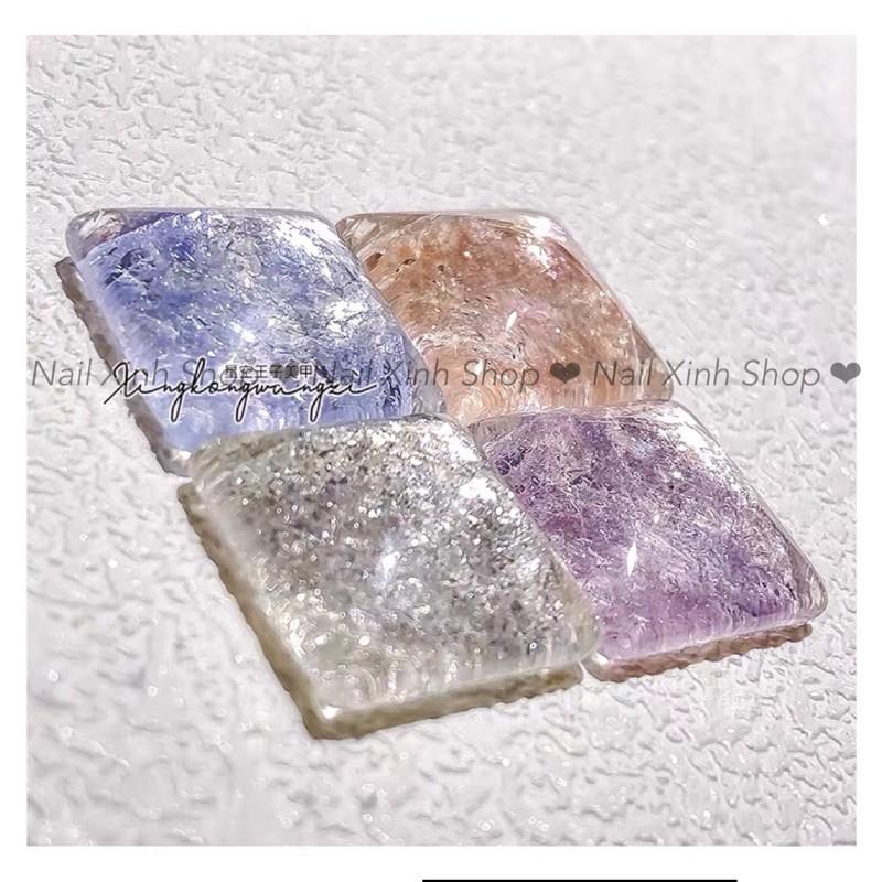 Xà cừ mỏng , kim tuyến trang trí nail đắp ẩn vân đá