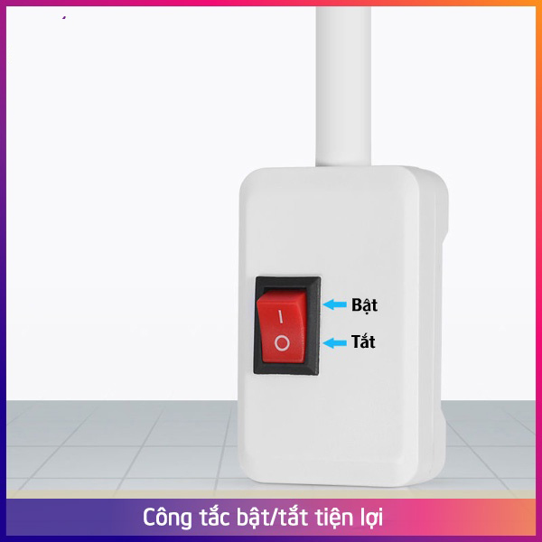 Đui Đèn E27 Uốn Dẻo Xoay 360 Độ FN8816 Có Công Tắc Tiện Lợi
