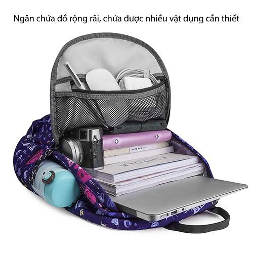 BALO TOMTOC (USA) UNISEX TRAVEL LAPTOP 13″14″ PARTY Vật liệu polyester cao cấp có độ bền cao - hàng chính hãng