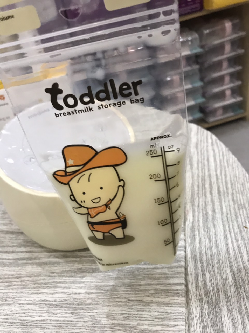 Túi trữ sữa mẹ Toddler 250ml- Hộp 28 túi