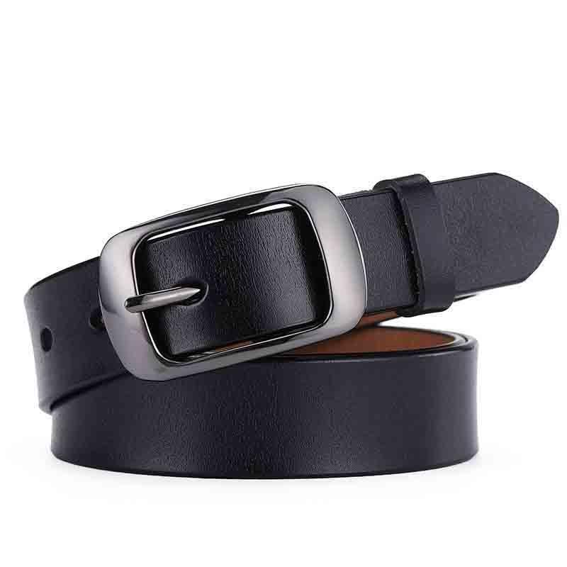 2021 Phụ Nữ Da Thật Thời Trang Retro Dây Cao Cấp Sang Trọng Nữ Kim Loại Đôi Móc Khóa Mới Liệt Kê Dây
