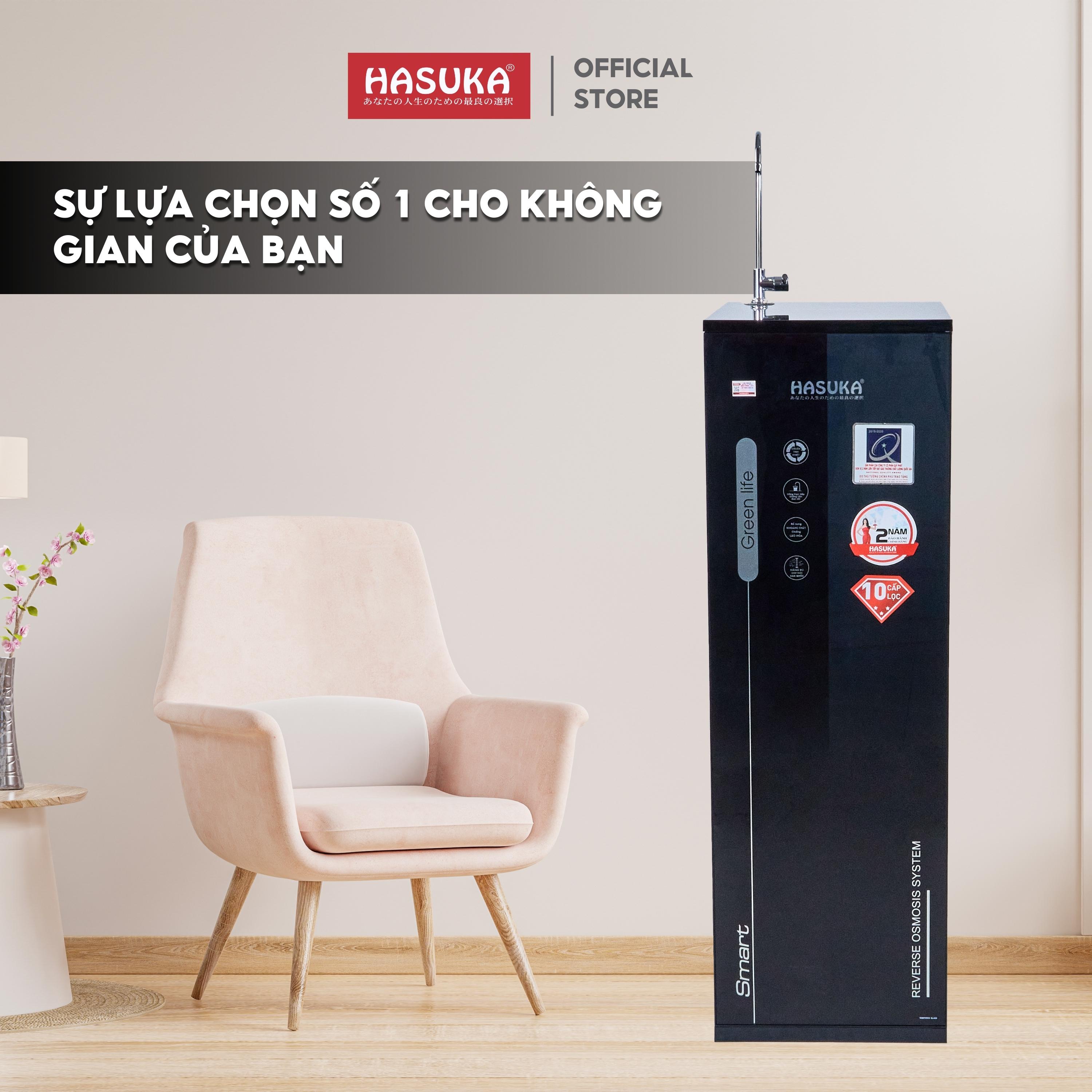 Máy lọc nước HASUKA HSK-RO 110 CTO Smart Mini công suất lọc 15L/h giúp loại bỏ tạp chất khử mùi hôi tanh - HÀNG CHÍNH HÃNG