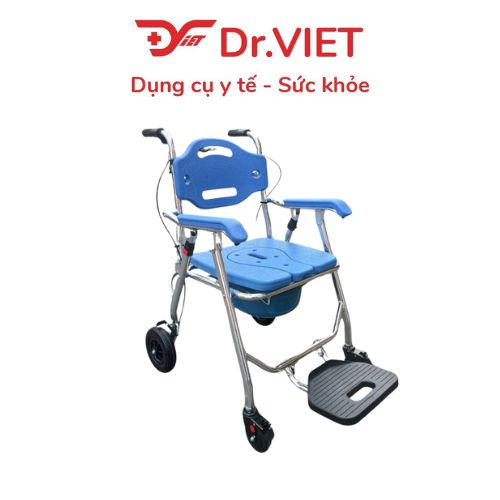 Ghế bô nhôm LUCASS C-301 - Ghế bô hỗ trợ người bệnh đi vệ sinh tại chỗ