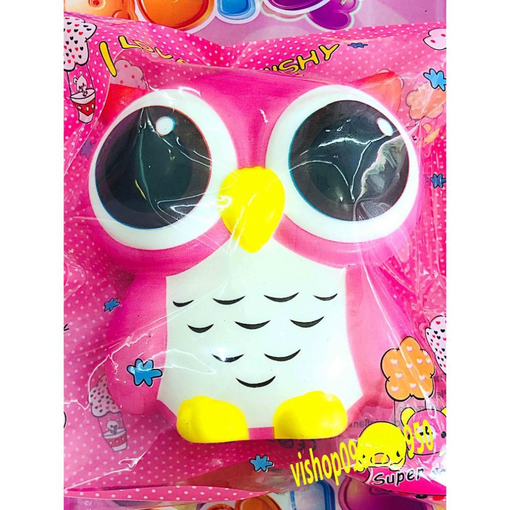 SquiShy CON CHIM CÚ MÈO màu hồng