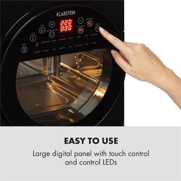 NỒI CHIÊN KHÔNG DẦU KLARSTEIN AERO VITAL EASY TOUCH 14L - Hàng Chính Hãng