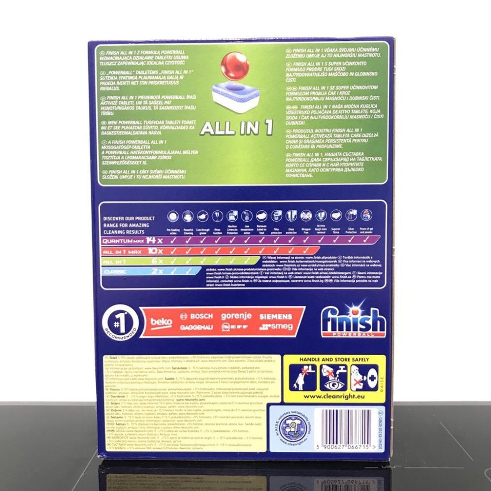 Viên rửa bát Finish All in 1 Loại 100 viên