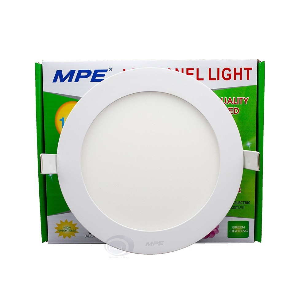 Đèn Led Âm Trần RPL 12W Tròn MPE Trắng - Vàng -Đủ Màu - Trung Tính