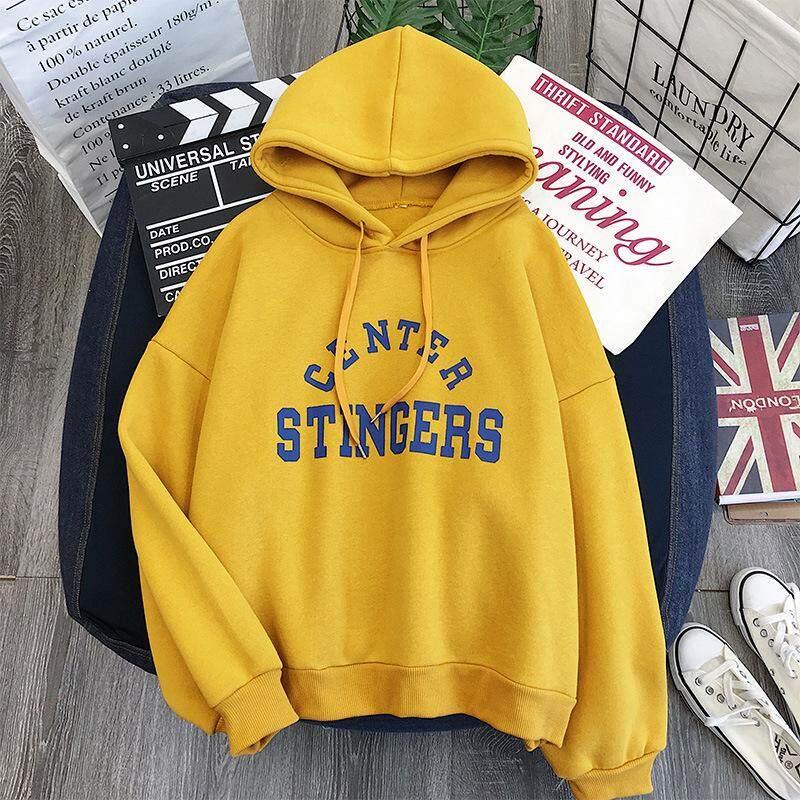 Áo Khoác sweater Dáng Rộng Tay Dài Dày Thời Trang Thu Đông Hàn Quốc Mới Cho Nữ LZD1218